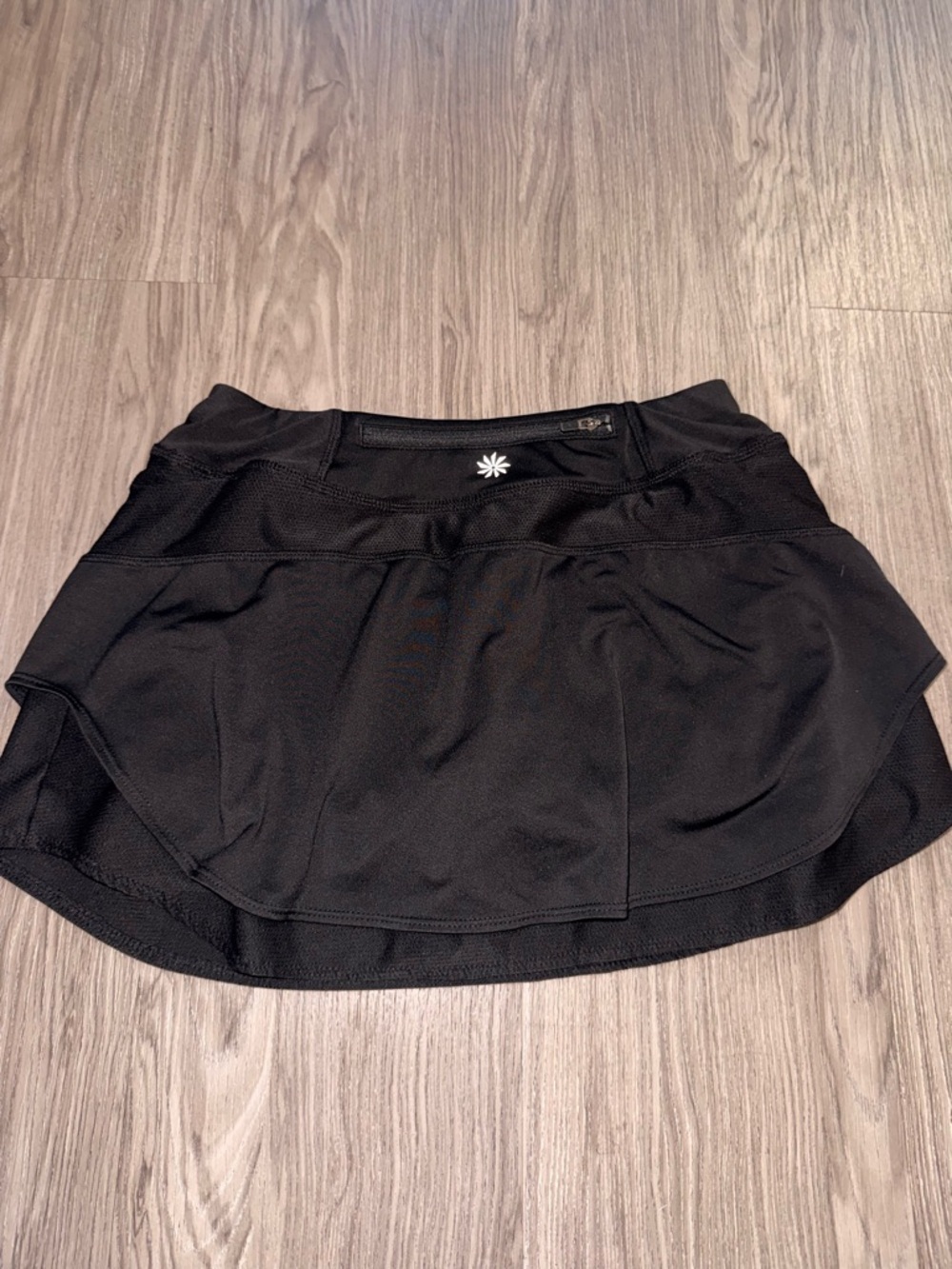 Athleta Black Circle Skirt with Built-In Shorts